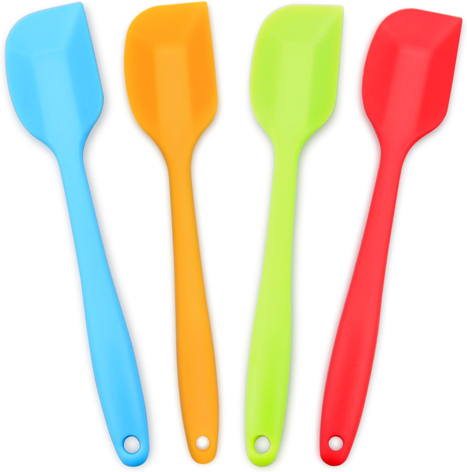 Silicone Spatula, Heat-Resistant Spatulas, Non-stick Rubber Spatulas with Stainless Steel Core -4-piece Set Silicone Spatula, Heat-Resistant Spatulas, Non-stick Rubber Spatulas with Stainless Steel Core -4-piece Set
